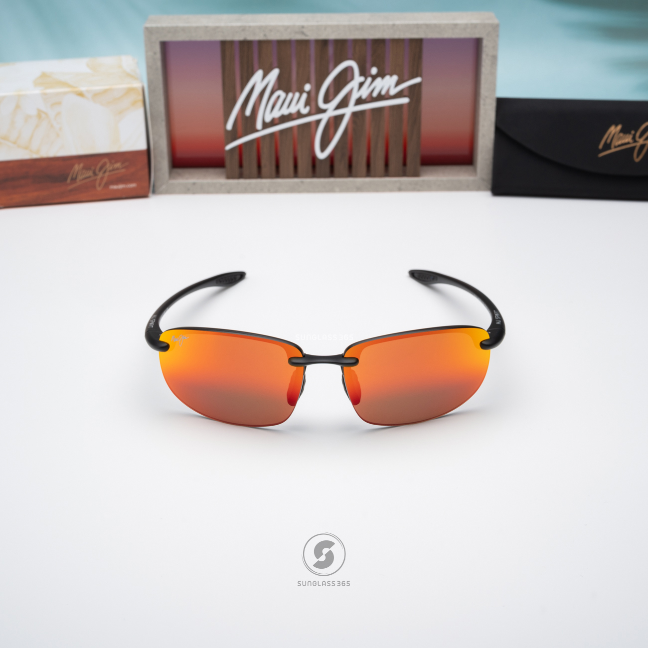 แว่นกันแดด Maui Jim HOOKIPA UNIVERSAL FIT MJ RM407 2M Hawaii Lava