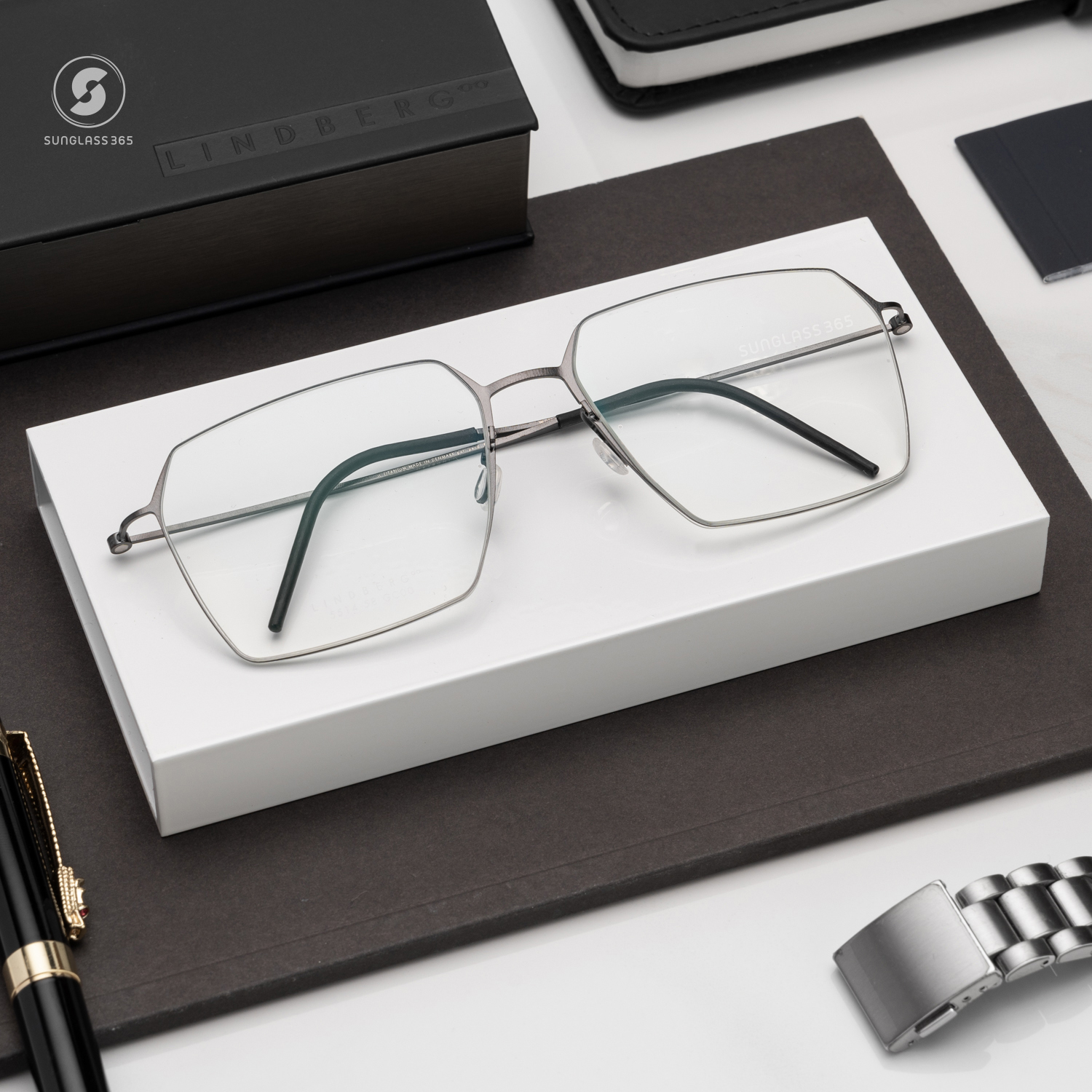 แว่นสายตา Lindberg Thintanium 016 14B9T 5514 T850 U9