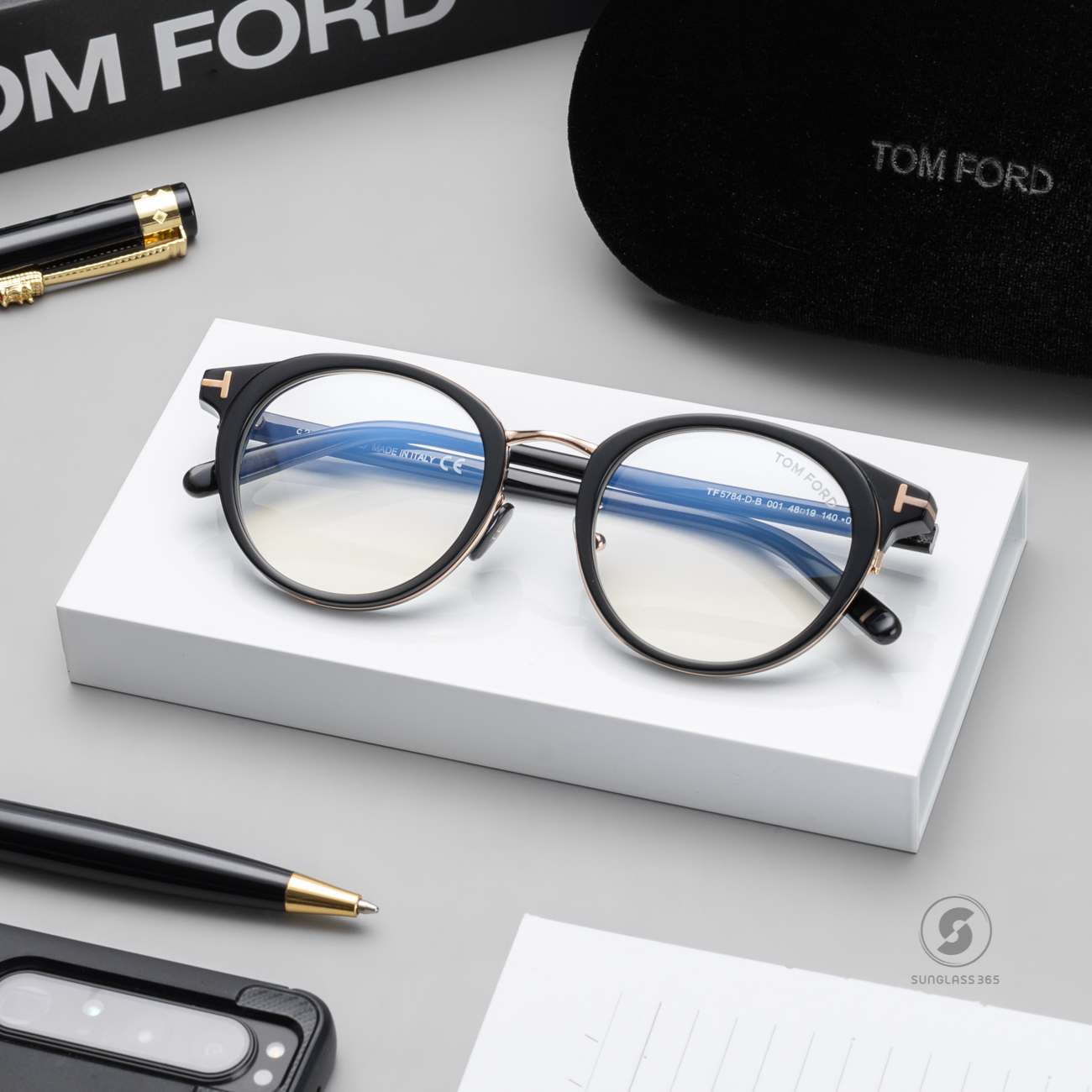 กรอบแว่น TOM FORD TF5784DB 001