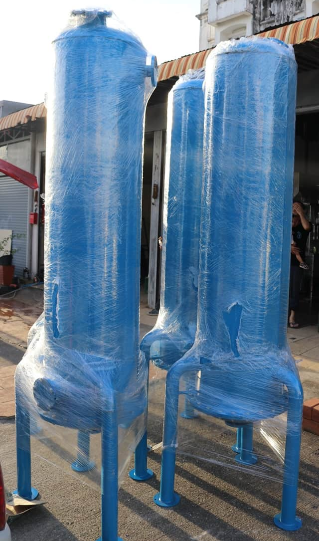 ถังกรองเหล็กขนาด32นิ้ว(80cm. x 150cm. x 4.5 mm.)