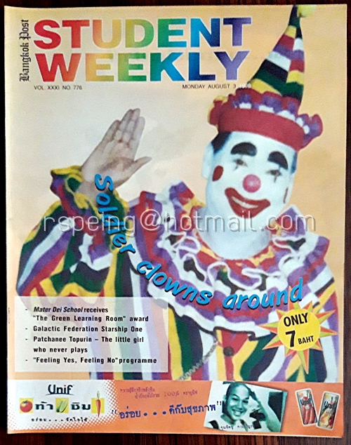 Student Weekly Vol.XXXI No.776 Monday 10 August 1998