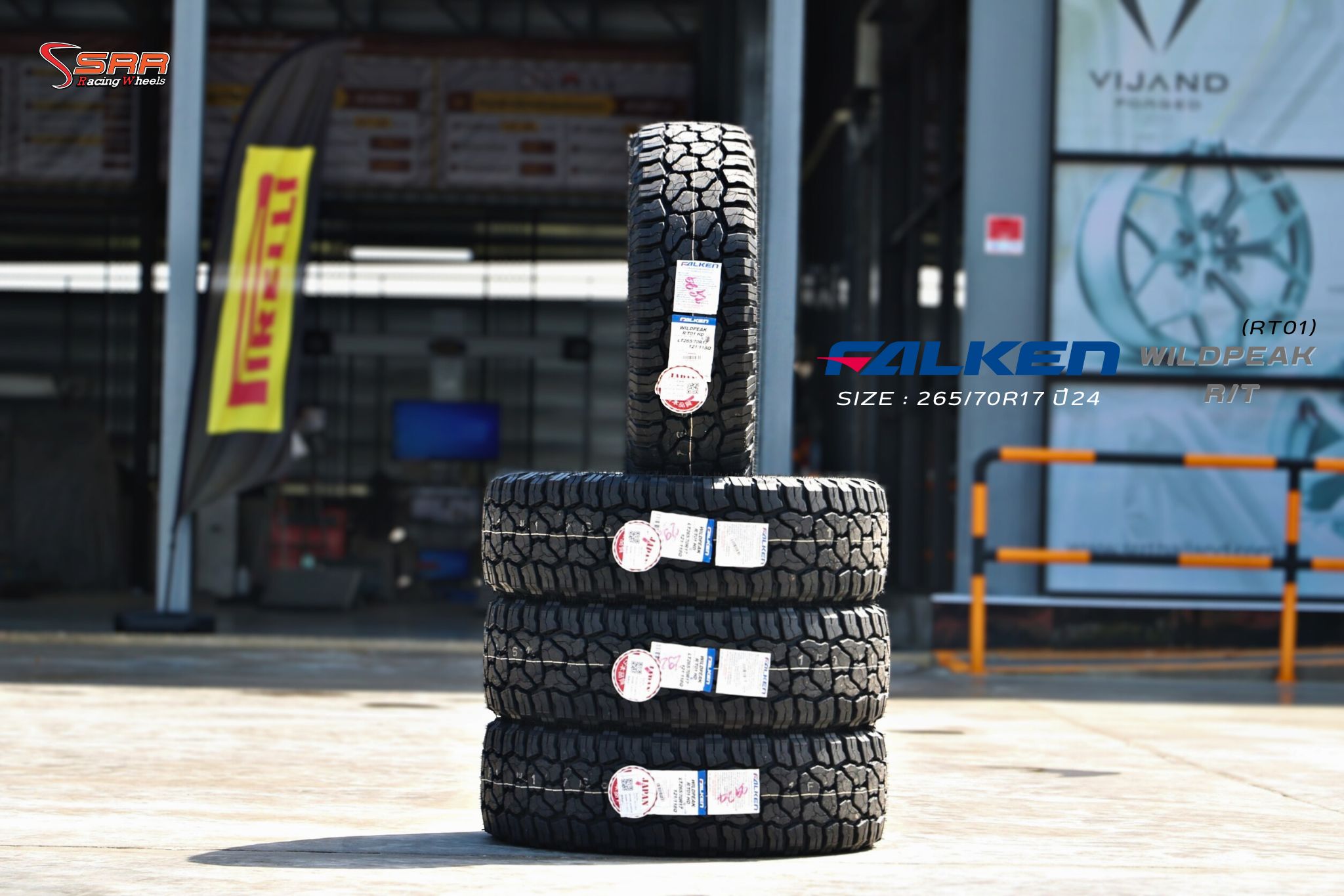 Falken WILDPEAK R/T ขนาด 265/70R17 ปี2024