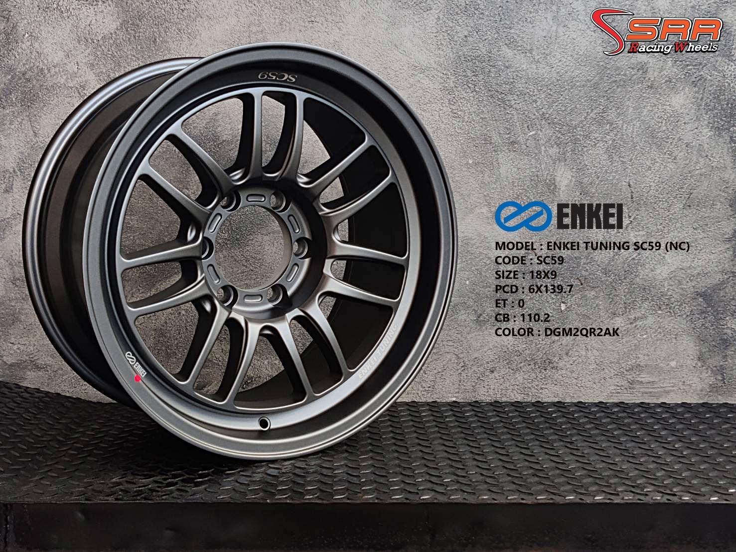 SC59 18X9 6X139.7 0 110.2 DGM2QR2AK
