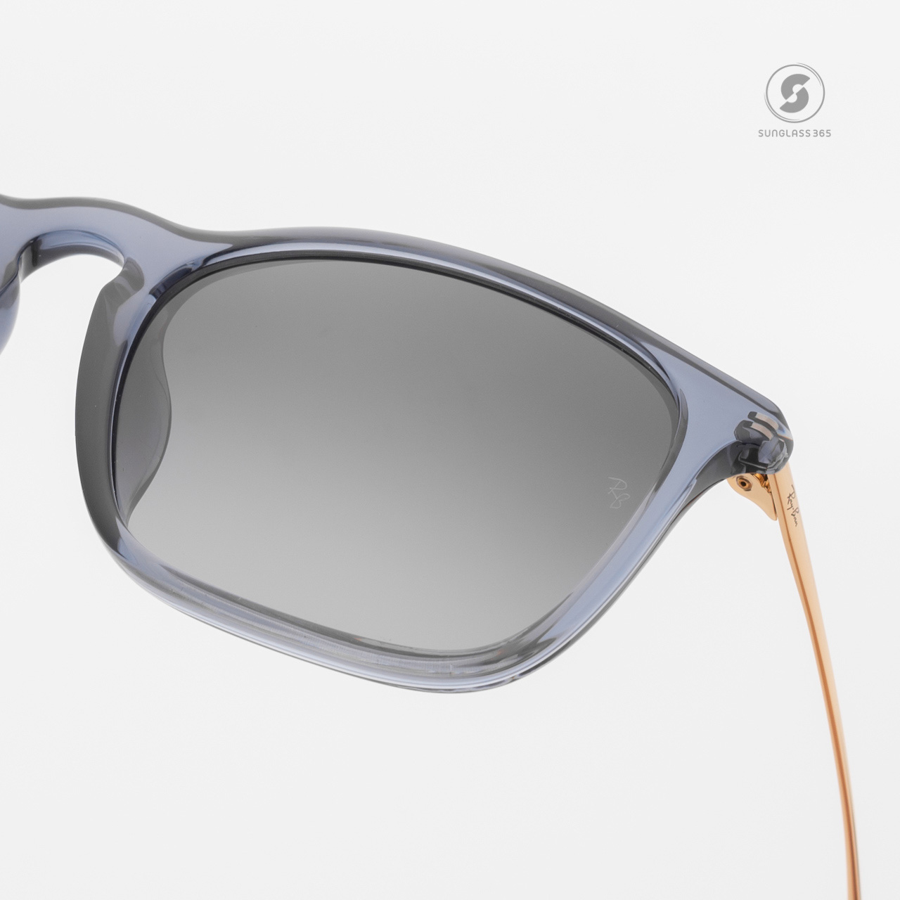 Ray Ban Chris RB4187F 6592T3 Transparent Blue Polarized