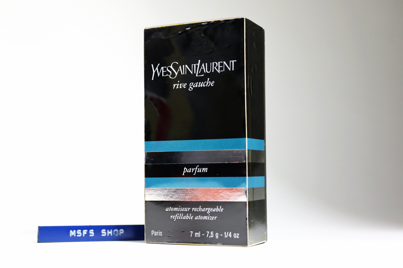 [Vintage] Yves Saint Laurent Rive Gauche Parfum Refillable Atomizer 7.5ml Vintage Sealed Box Spray แบบสเปรย์ กล่องซีล - น้ำหอม Vintage