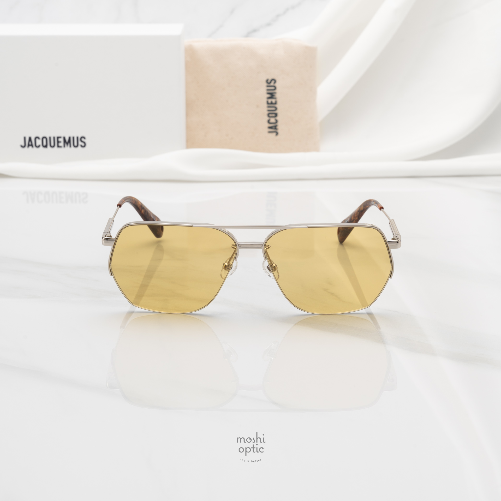 แว่นกันแดด JACQUEMUS AVIADOR JAC67 C3