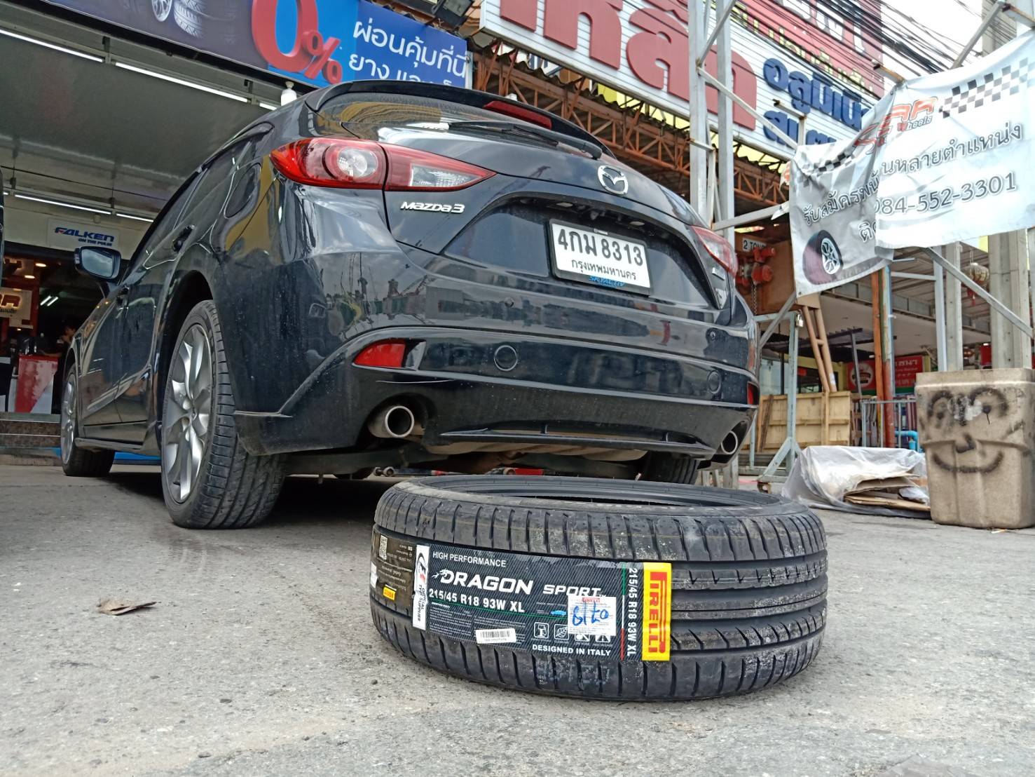 PIRELLI DRAGONSPORT 215/45-18 ราคาพิเศษ ตรงรุ่น MAZDA3