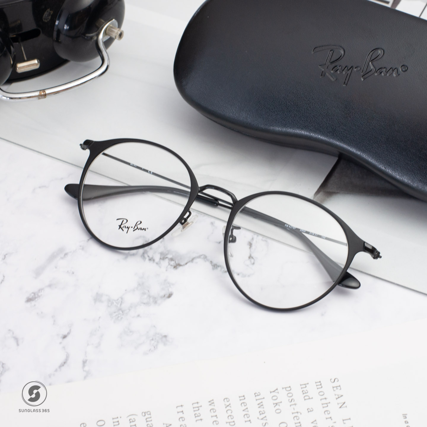 RayBan RX6378F 2904 Matte Black on Black