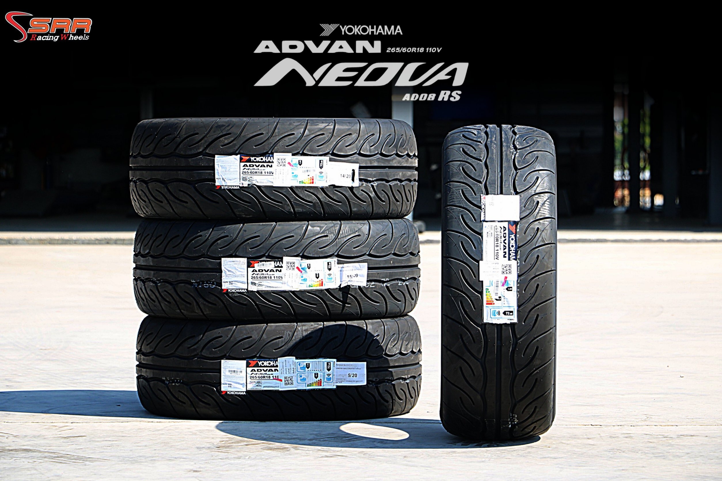 YOKOHAMA AD08RD ขนาด265/60R18 ปี24 ลดราคาพิเศษ