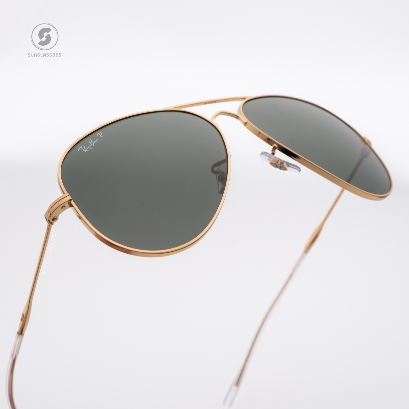 แว่นกันแดด Rayban Old Aviator RB3825 001/58 Gold Polarized