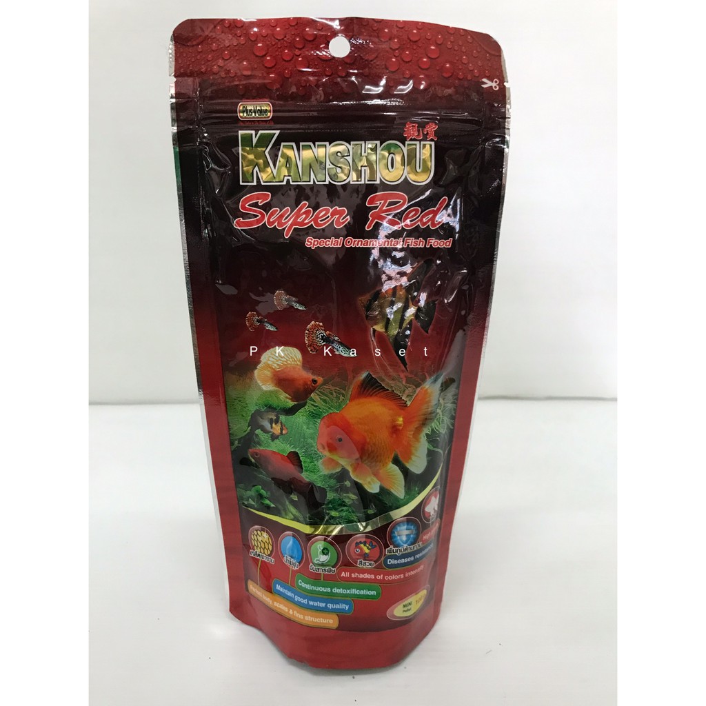 KANSHOU อาหารปลา 100g สูตร Super Red ราคาส่ง