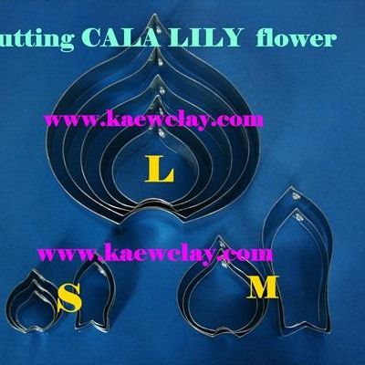 พิมพ์ตัดดอกค่าร่า(Aluminum mold cutter calla lily)