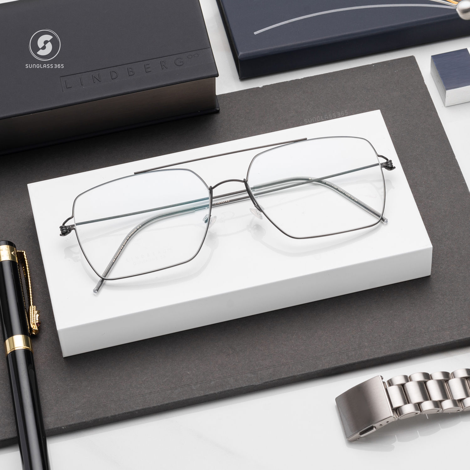 แว่นสายตา Lindberg Air Titanium Rim 001 13C87 Guillaume U9