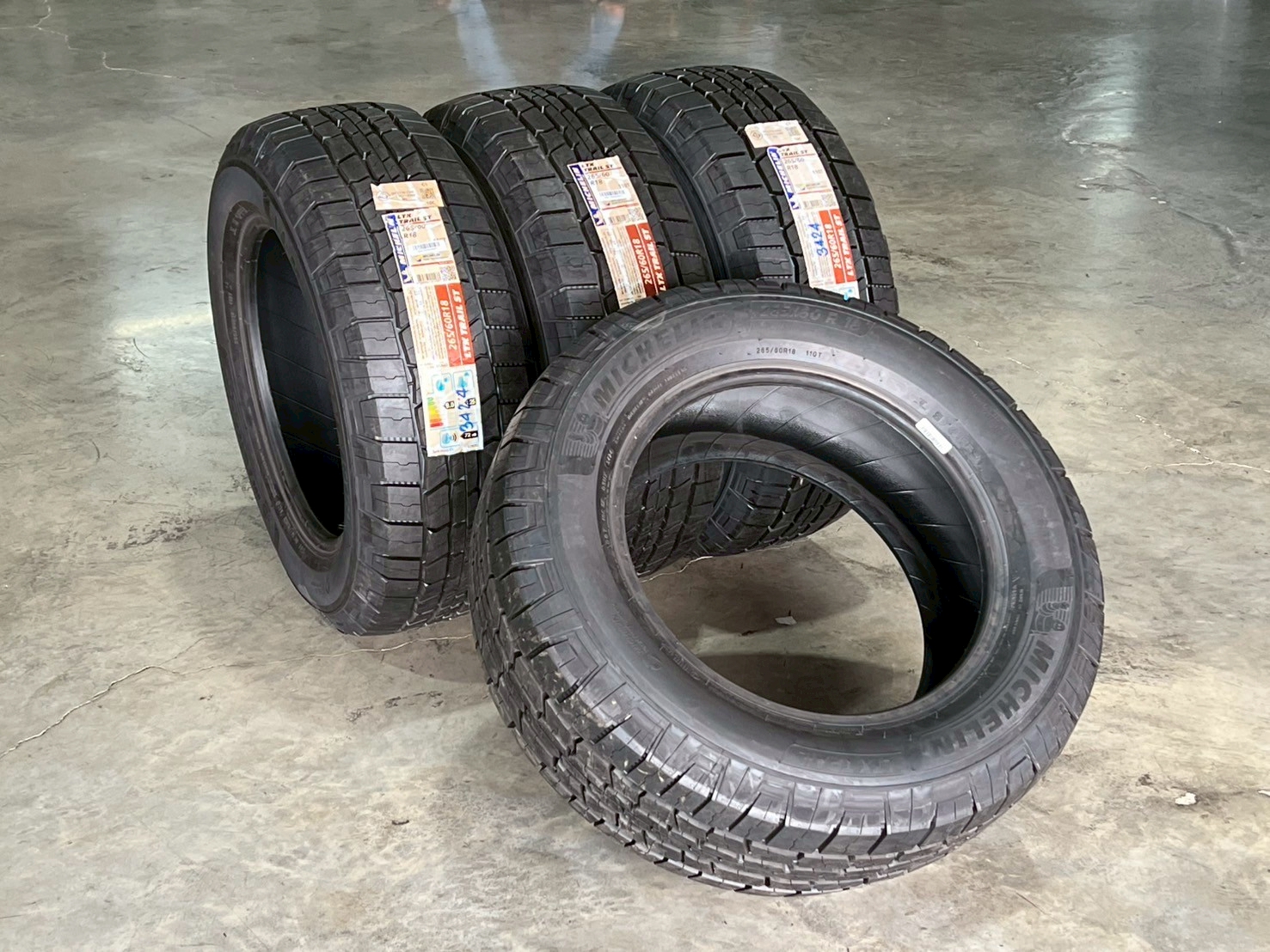 ยางใหม่ตกปี MICHELIN ขนาด 265/60R18 ลดราคาพิเศษ