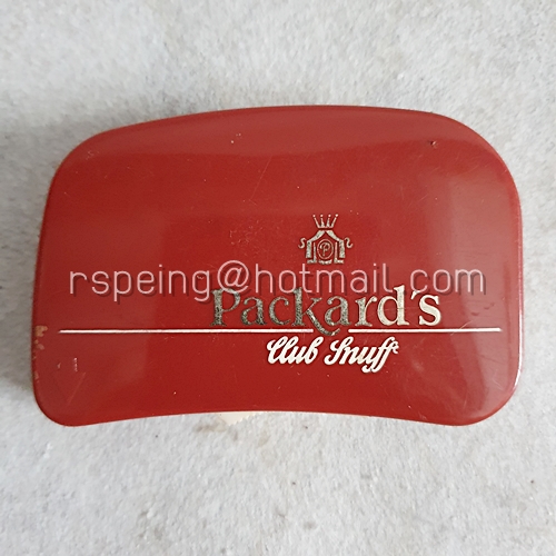 กล่องเปล่ายานัตถุ์ Packard's Club Snuff