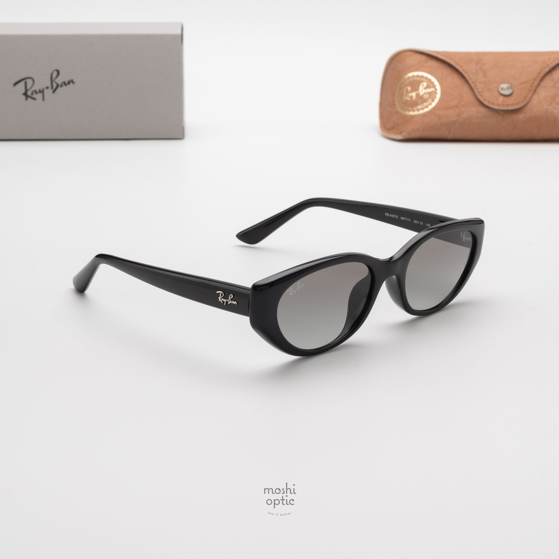 Ray-Ban RB4457D 667711 Black Grey Gradient