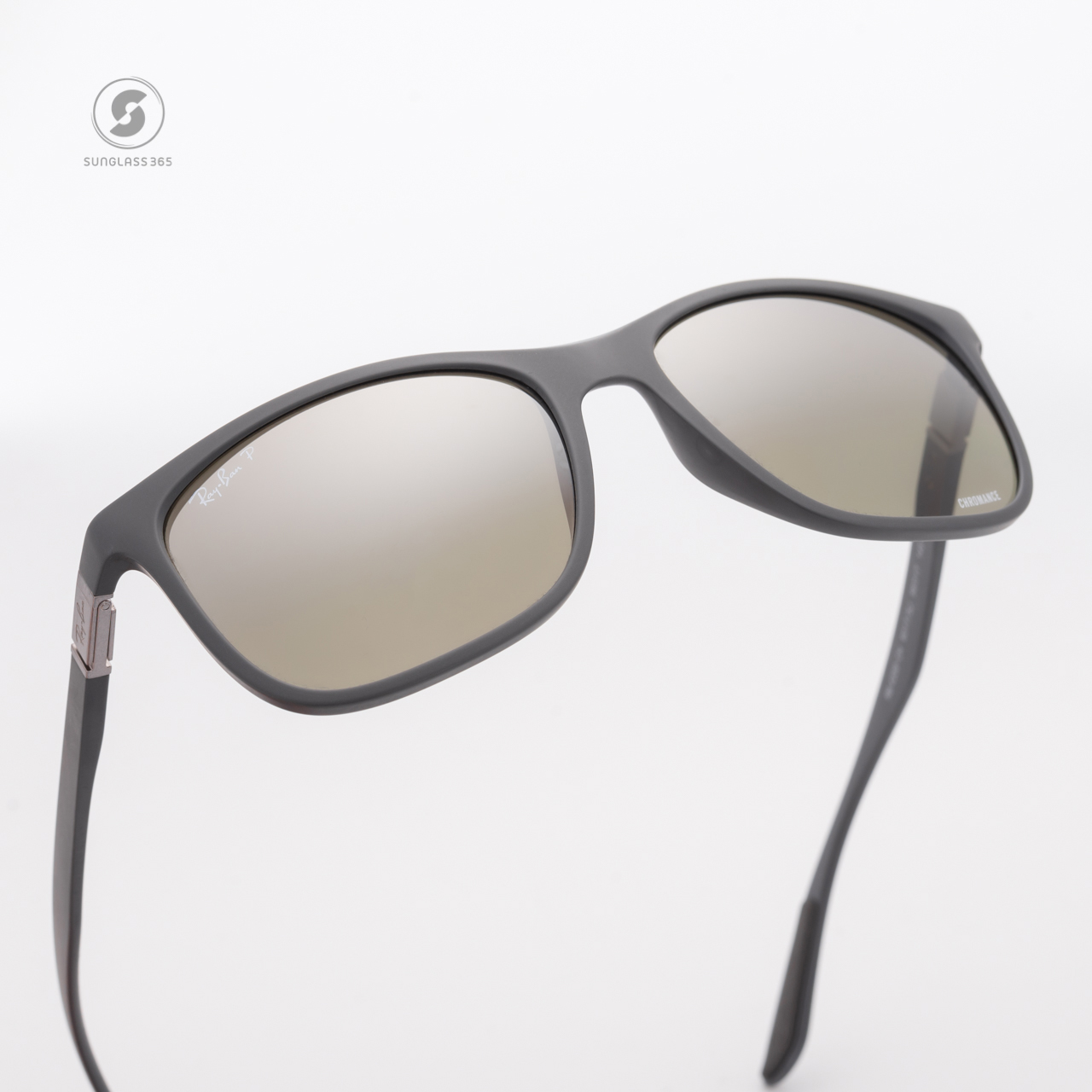 Ray-Ban RB4330CH 60175J Chromance Grey Mirror Silver Gradient Polarized