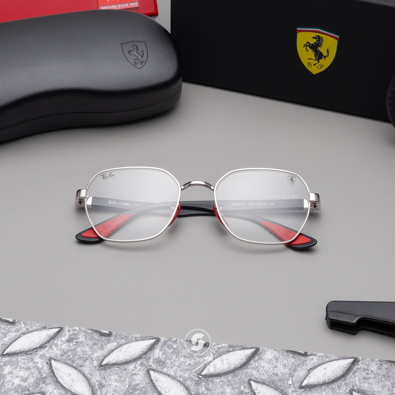 Ray-Ban Ferrari Collection RX6594M F031 Silver