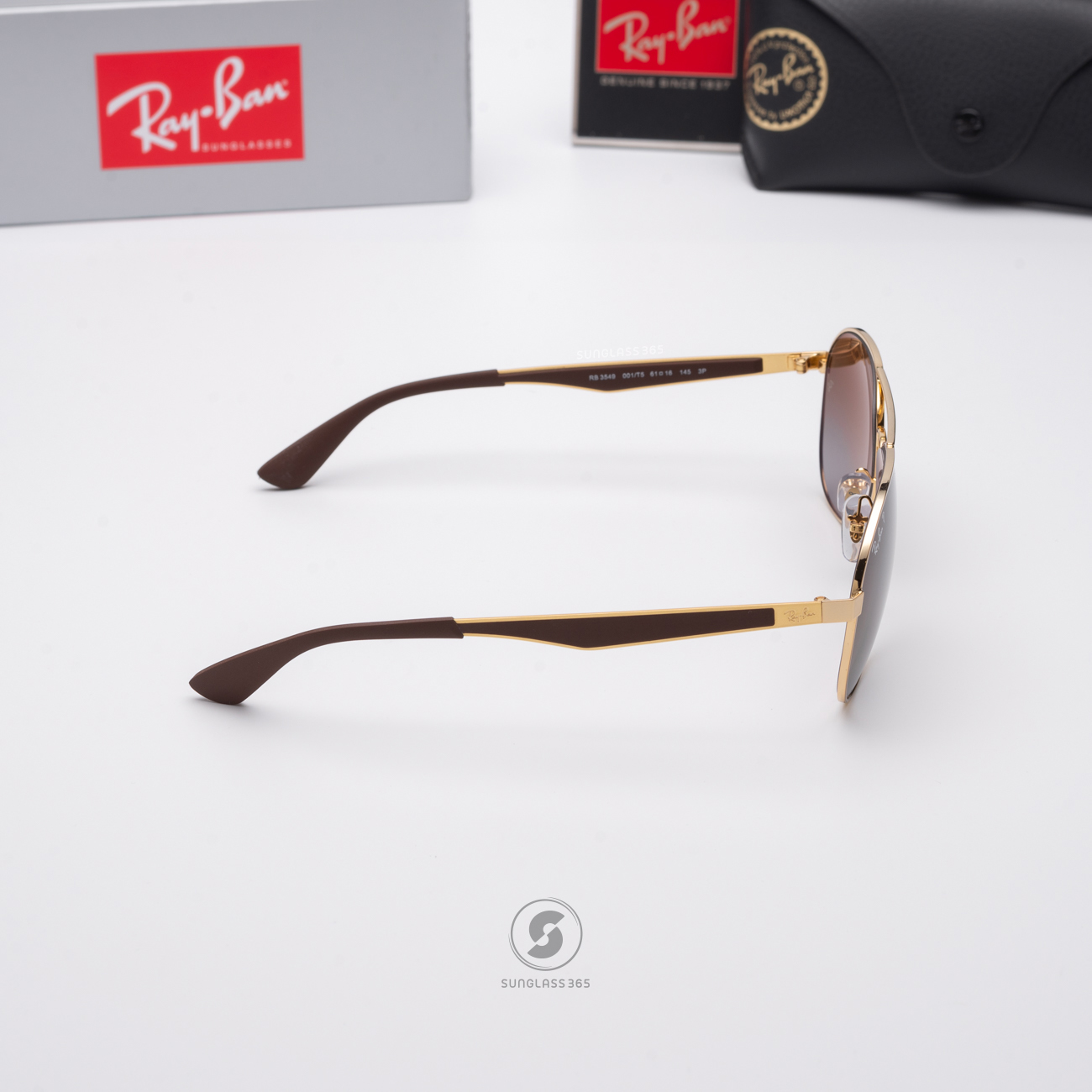 Ray Ban RB3549 001/T5 Gold Gradient Polarized