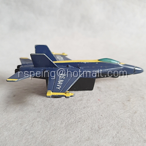 เครื่องบินโมเดลโลหะ Fighter Jet U.S. Navy สีน้ำเงินเข้ม