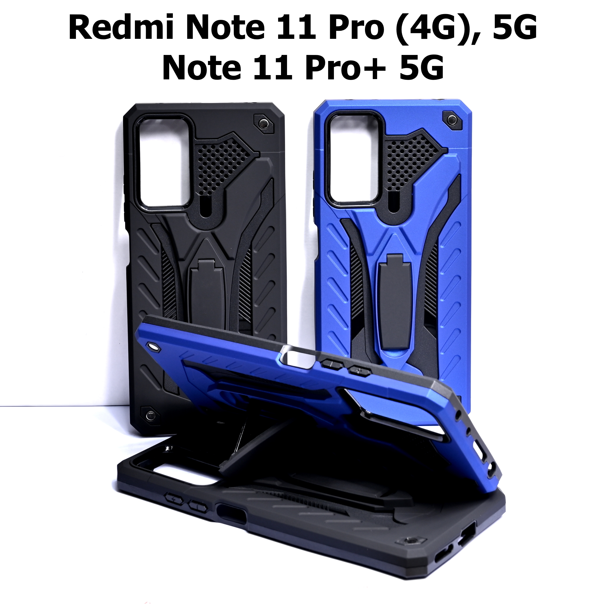 เคส Redmi Note 11 Pro (4G) , 5G , Redmi Note 11 Pro+ 5G - เคสหุ่นยนต์ เรดมี กันกระแทก วางตั้งได้