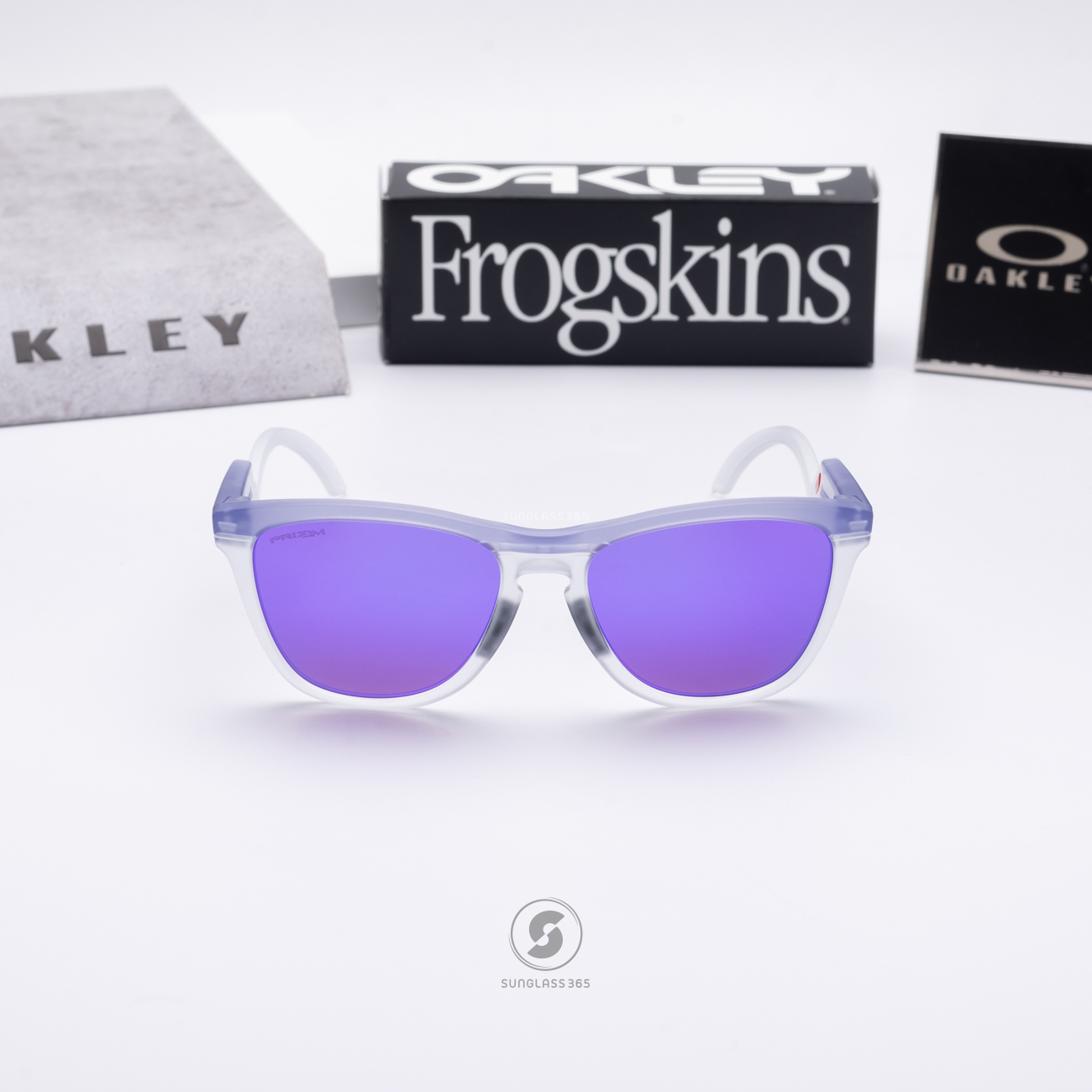 OAKLEY Frogskins Hybrid OO9289-01 Matte Lilac Prizm Clear Violet