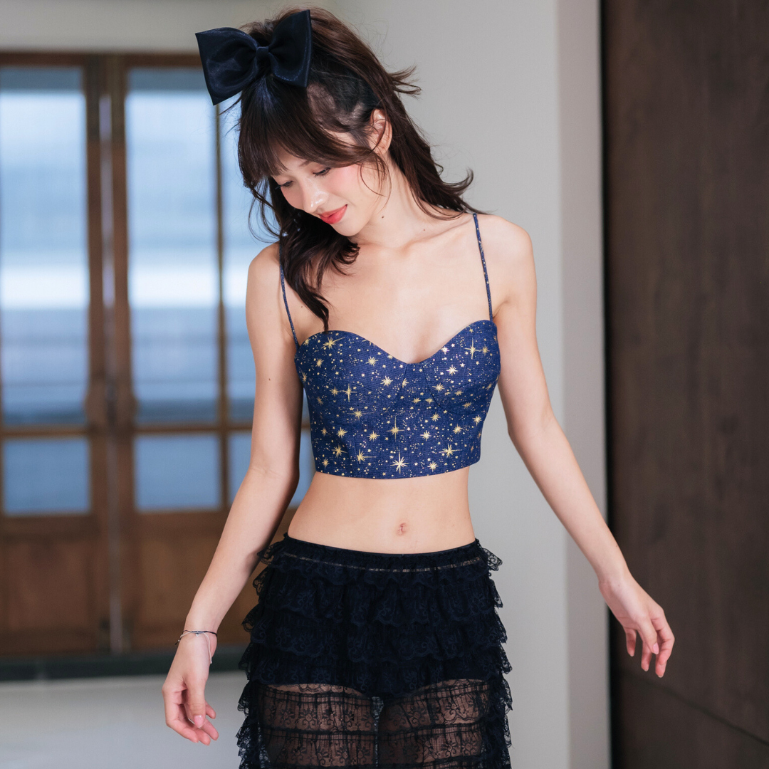 Lism S-055 Starry Muse Top เสื้อครอปสายเดี่ยว