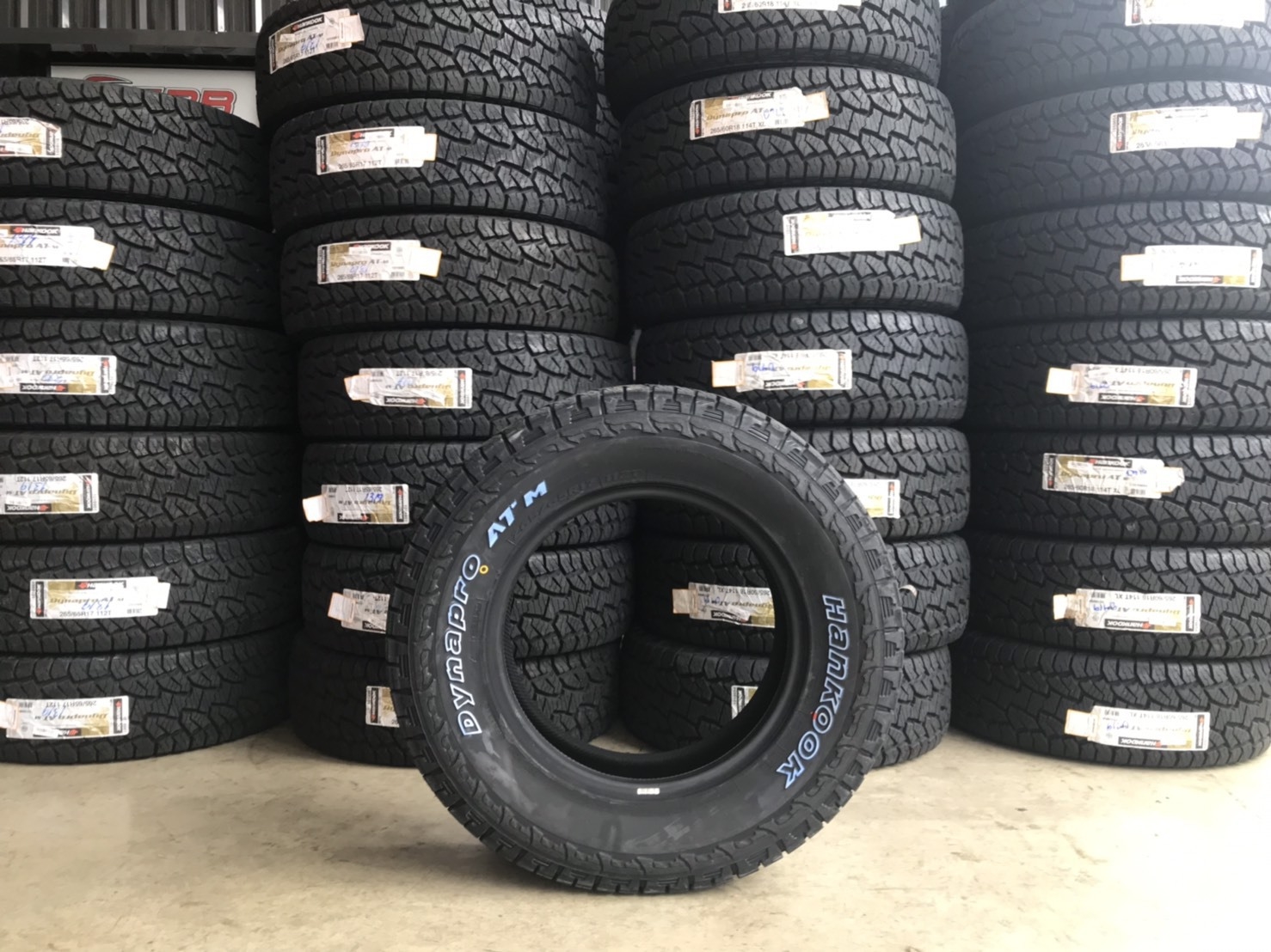ยางใหม่ HANKOOK ATM 265/65-17 ปี19 ราคาถูก