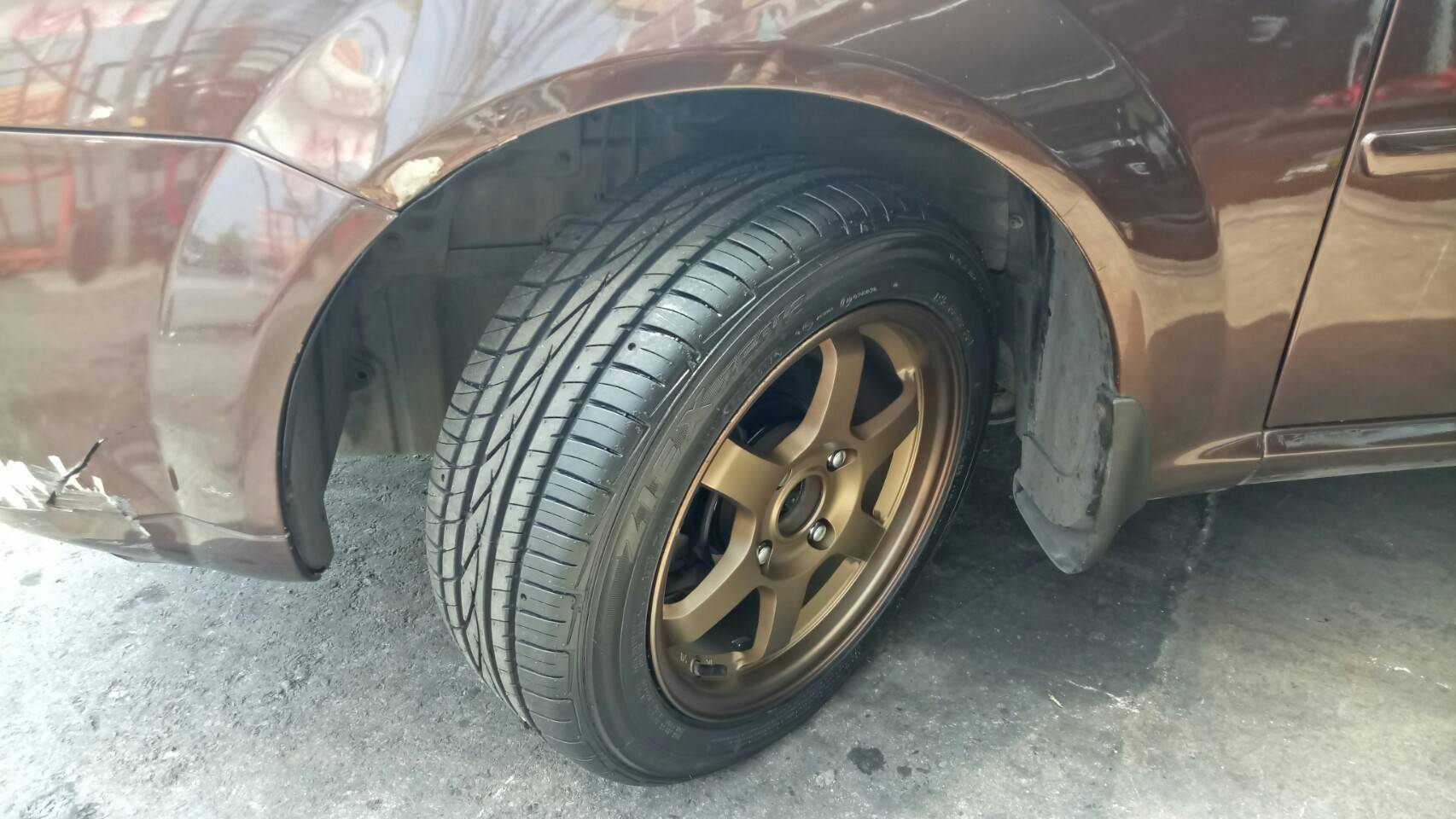 ล้อใหม่ TE37 ขอบ15 ใส่รู 4รู114