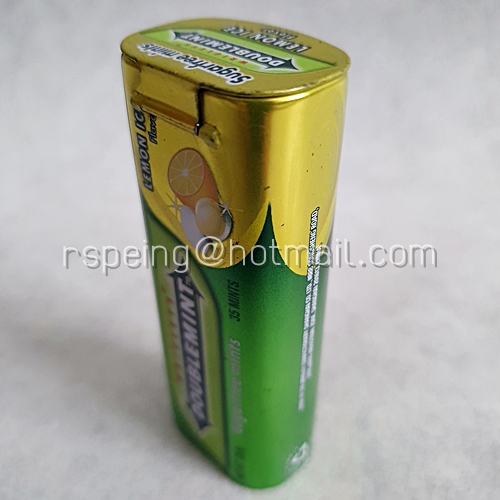 กล่องลูกอมเคี้ยวหนึบ Wrigley's Doublemint Lemon Ice