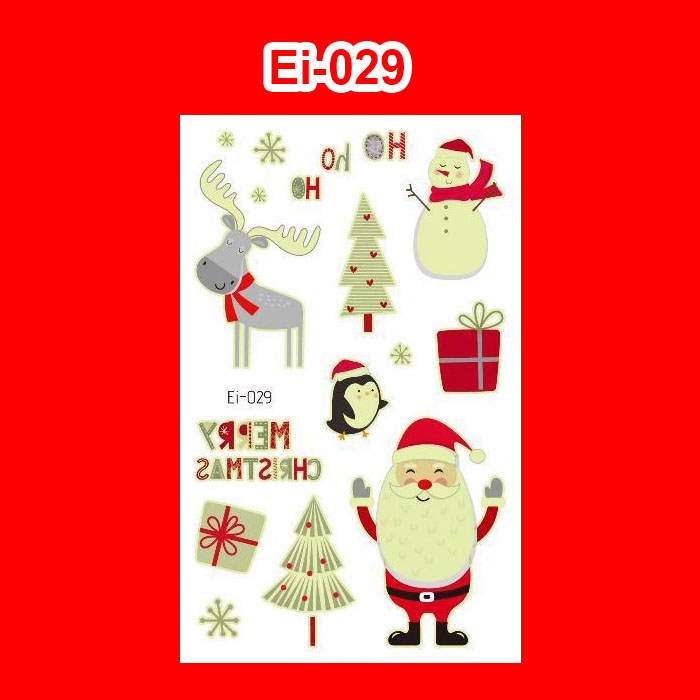 Tattoo Christmas สติ๊กทูคริสต์มาส แทททู #A