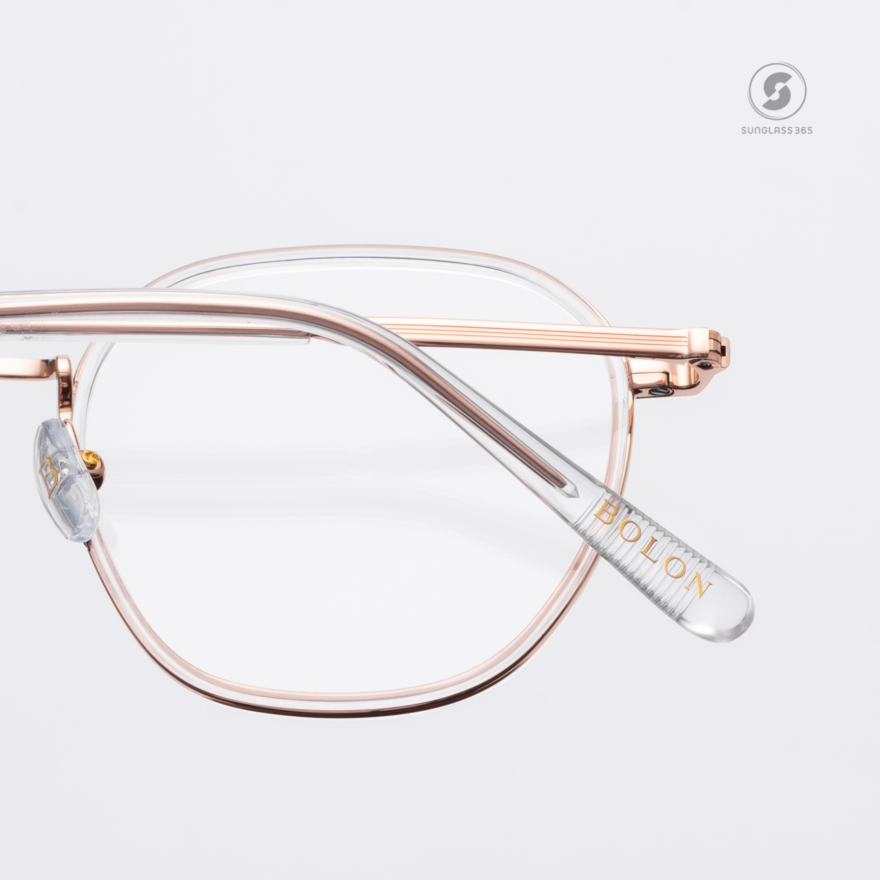 แว่นสายตา BOLON รุ่น BJ6112 B93 Transparent Rose Gold