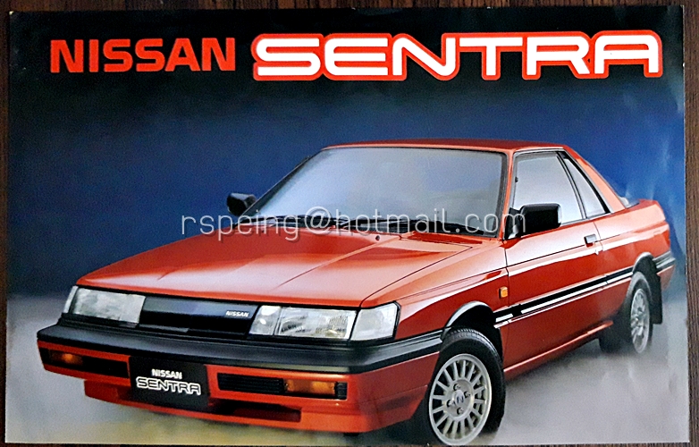 โบรชัวร์รถ NISSAN SENTRA (แผ่นเดียว)