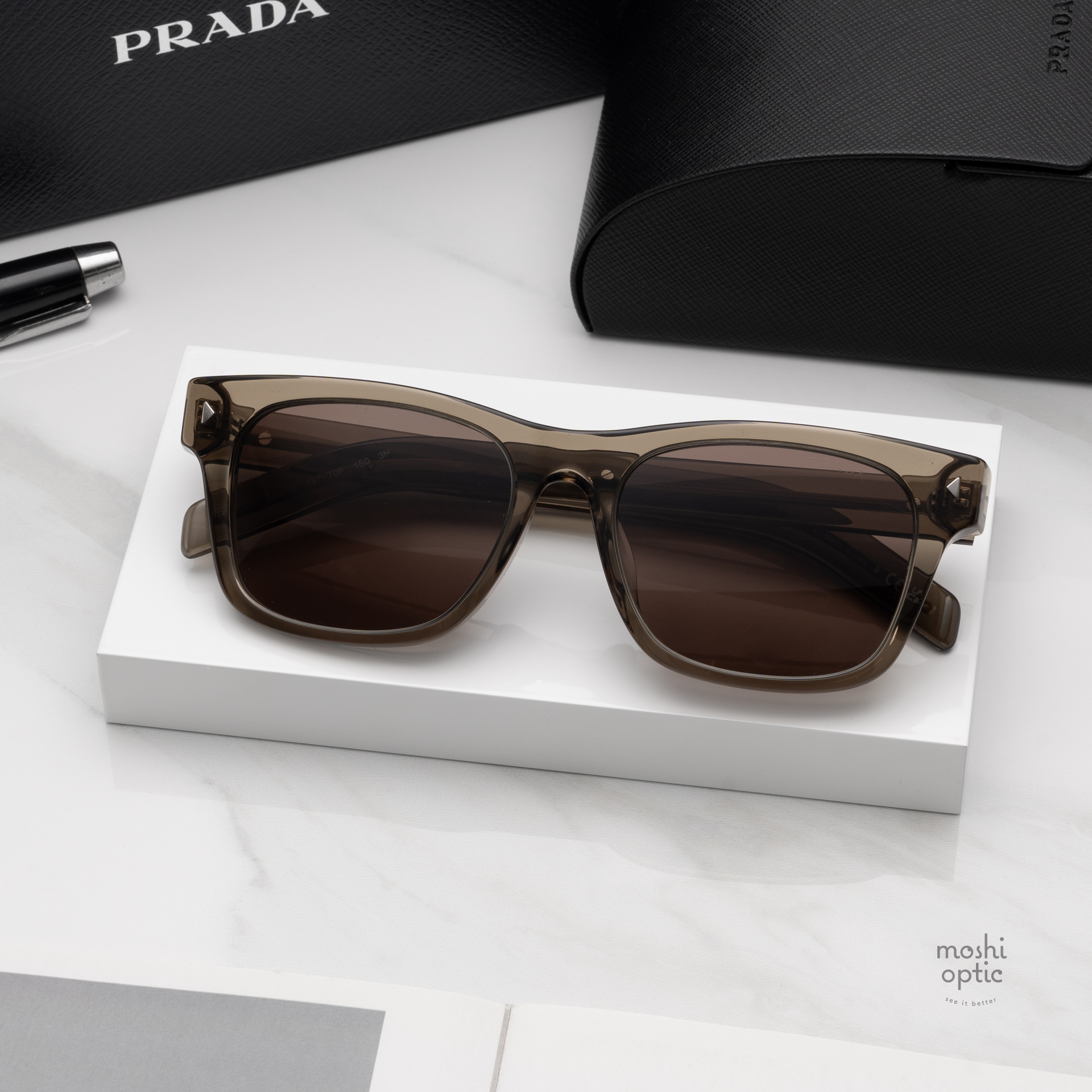 แว่นกันแดด PRADA PRA17ASF 18T70F