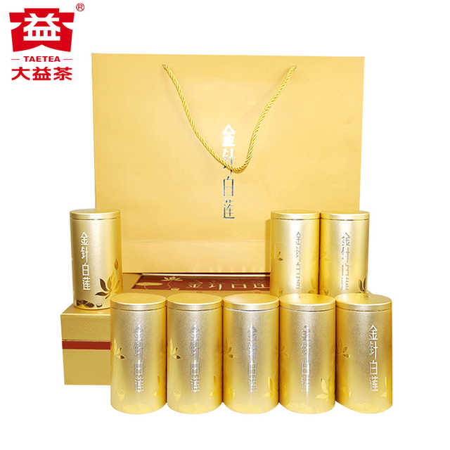 ชาผู่เอ๋อร์ ต้าอี้ สุก รุ่น จินเจินไป่เหรียน (LOOSE TEA) ปี 2013 ( 8 กระป๋อง )