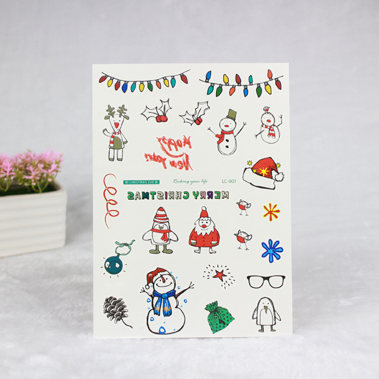 Tattoo Christmas สติ๊กทูคริสต์มาส แทททู #C