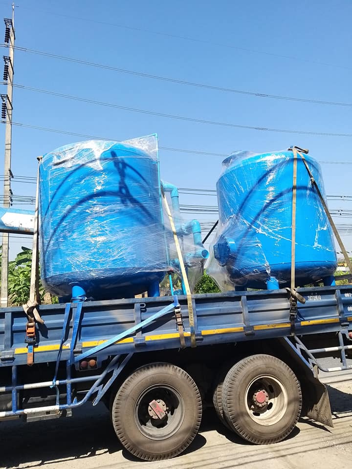 ถังกรองน้ำแบบเหล็ก สำหรับกรองน้ำบาดาลและประปา