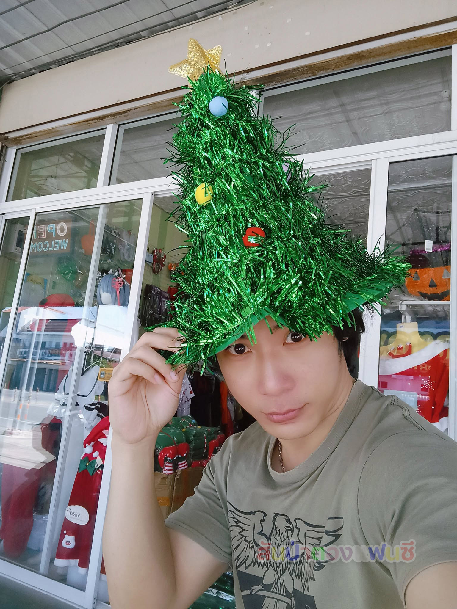 หมวกต้นคริสต์มาส หมวกปาร์ตี้ปีใหม่ หมวกแฟนซีคริสต์มาส