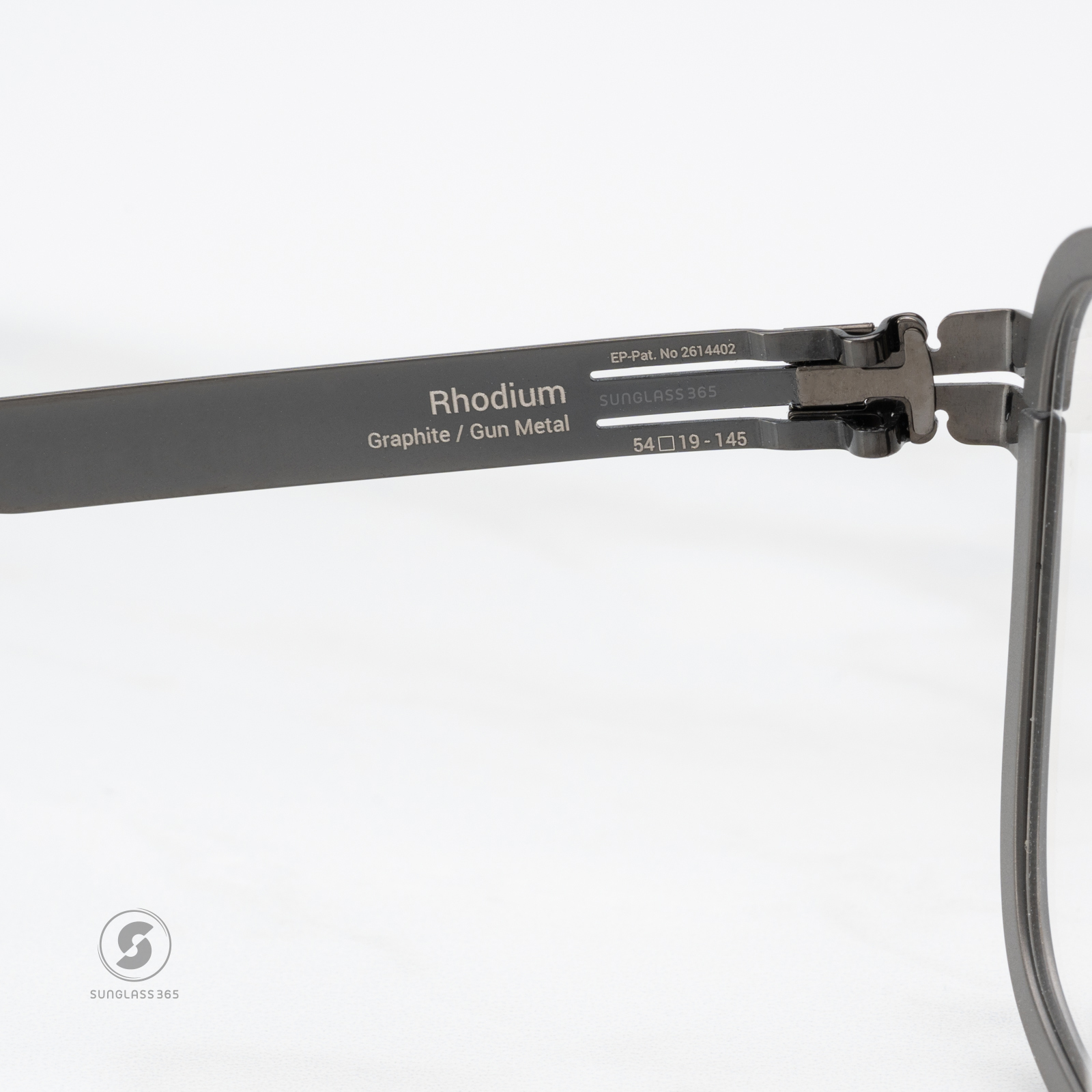 กรอบแว่น IC BERLIN Rhodium Graphite Gunmetal