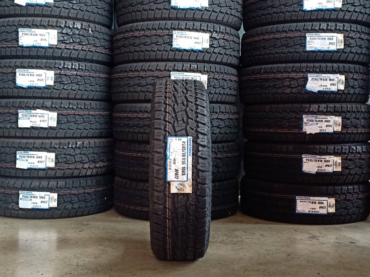 TOYO OPAT2 245/70-16 เส้น 3,xxx ปกติ 6500 ปี18 ยางญี่ปุ่น ลดราคา