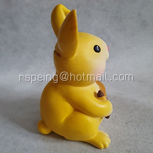 กระปุกออมสิน กรมส่งเสริมสหกรณ์ ฉลองสิริราชสมบัติครบ 60 ปี กระต่ายเหลือง