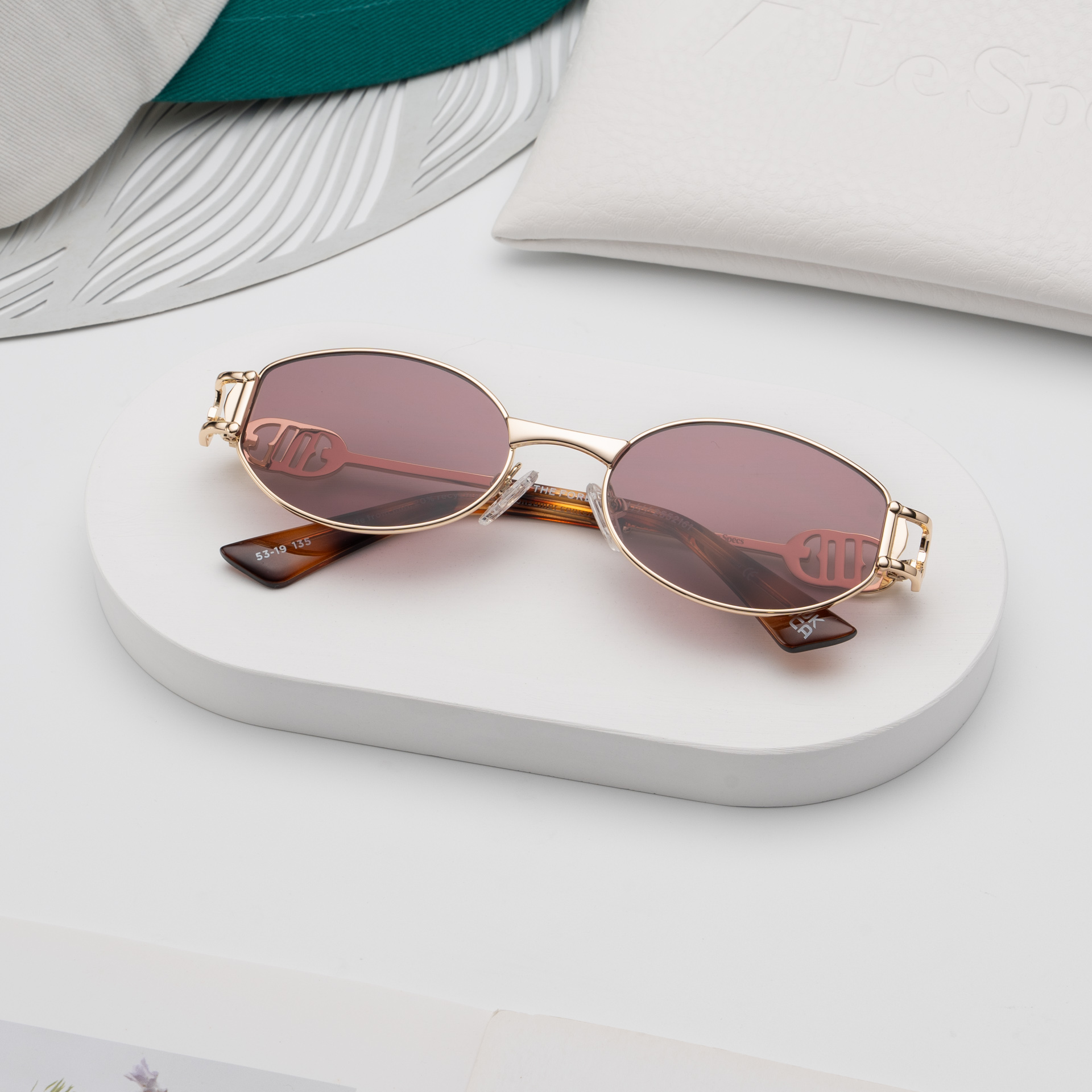 แว่นกันแดด Le Specs LSP2552161 THE FORBIDDEN Bright Gold