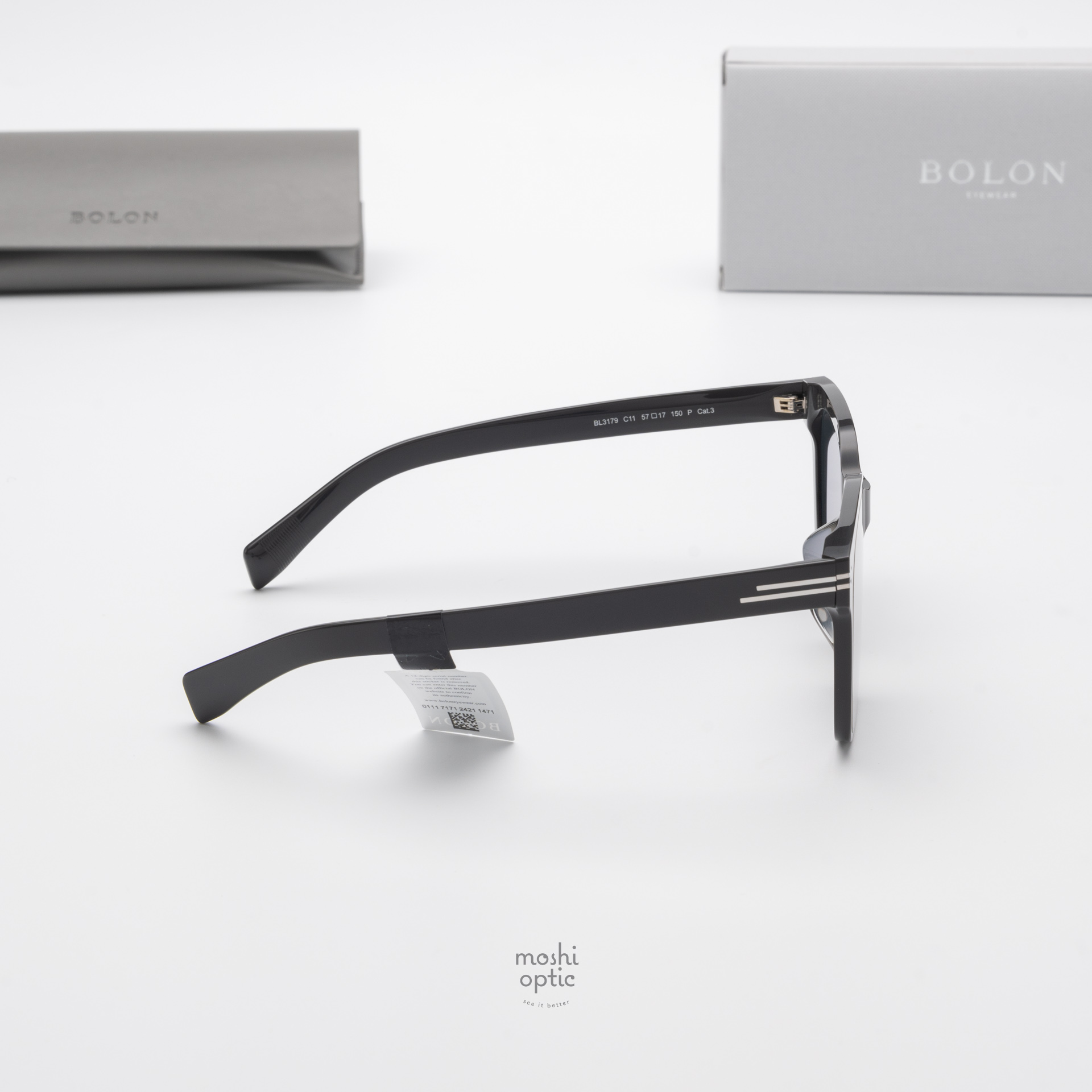 แว่นกันแดด BOLON รุ่น BL3179 Ximen C11 Dark Grey