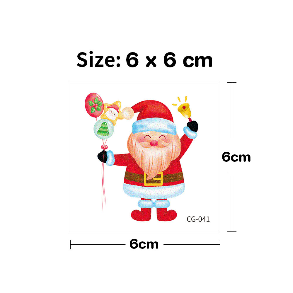 แทททูคริสต์มาส แทททูลายวันคริสต์มาสสำหรับตกแต่งผิว Christmas Tattoo