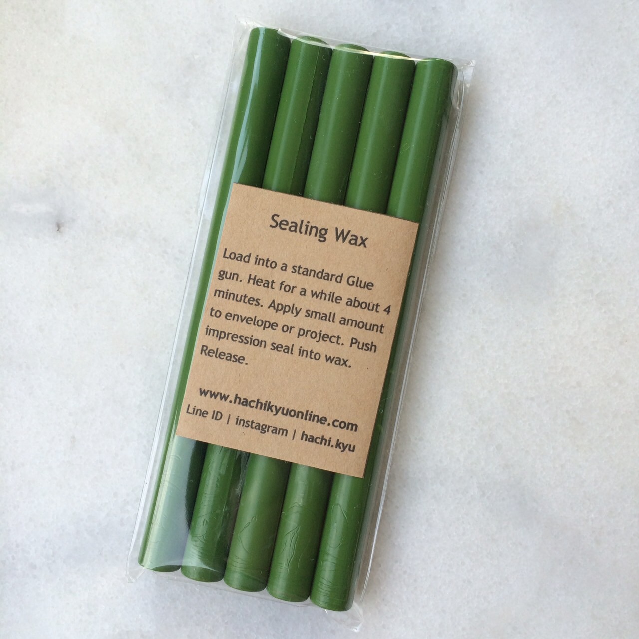 Green gun wax seal (5 sticks)