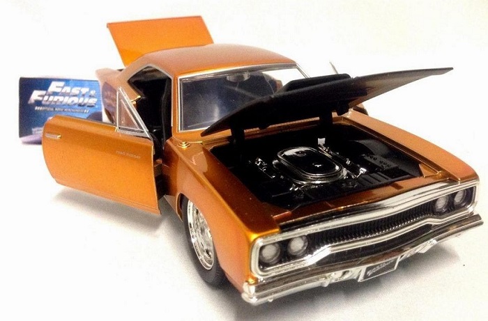พรีออเดอร์ Jada โมเดลรถ โมเดลรถยนต์ ฟาส "Fast" Doms Plymouth Road Runner สเกล 1:24