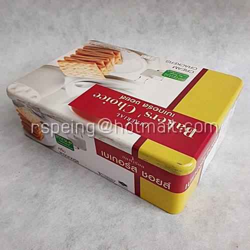 กล่องขนมปัง Imperial Baker's Choice Cream Crackers
