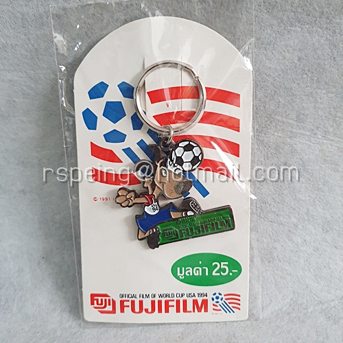 พวงกุญแจ มาสคอตฟุตบอลโลก ปี 1994 Fuji Film (โหม่งบอล)
