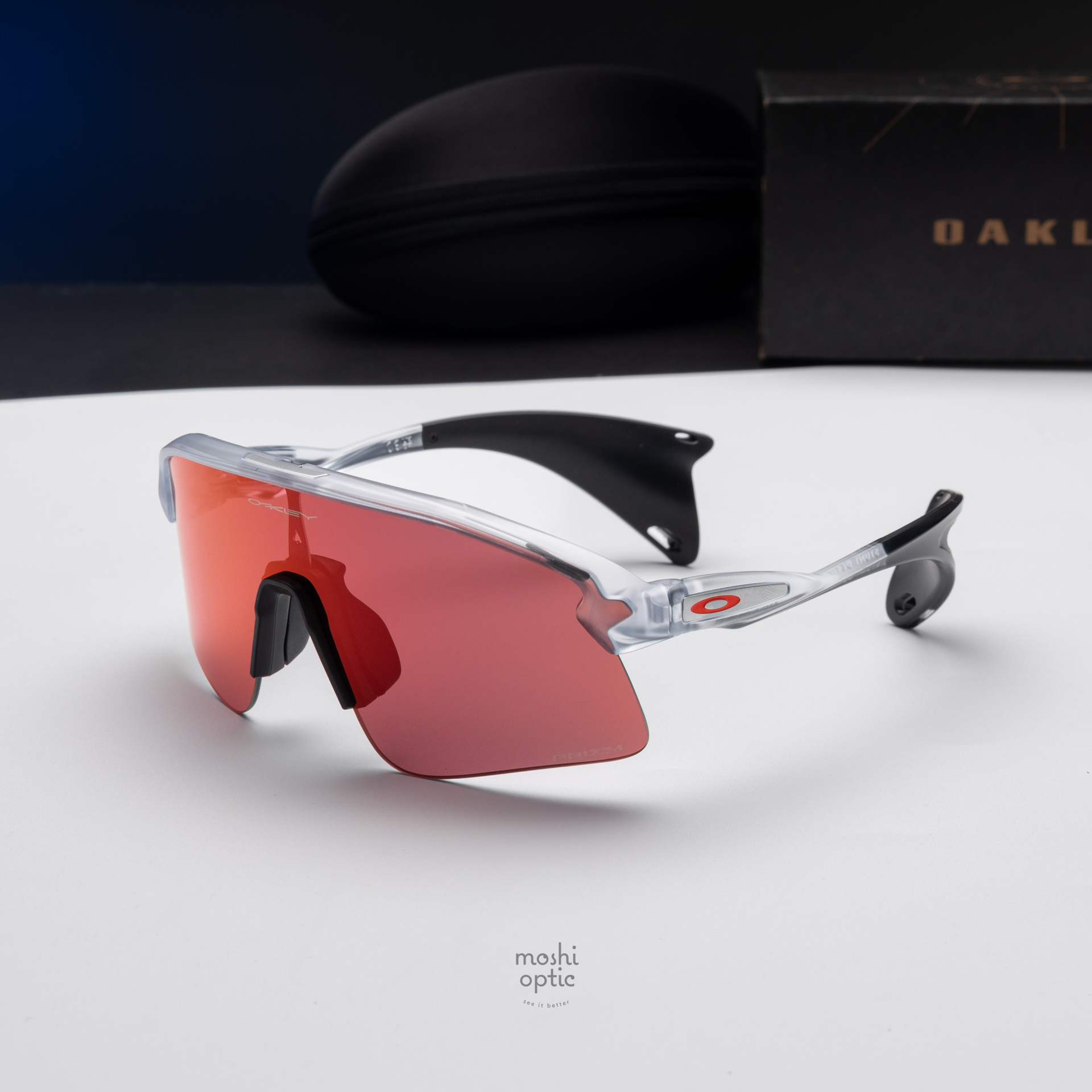 OAKLEY STUNT DEVIL S OO9518-10 Matte Clear Prizm Field