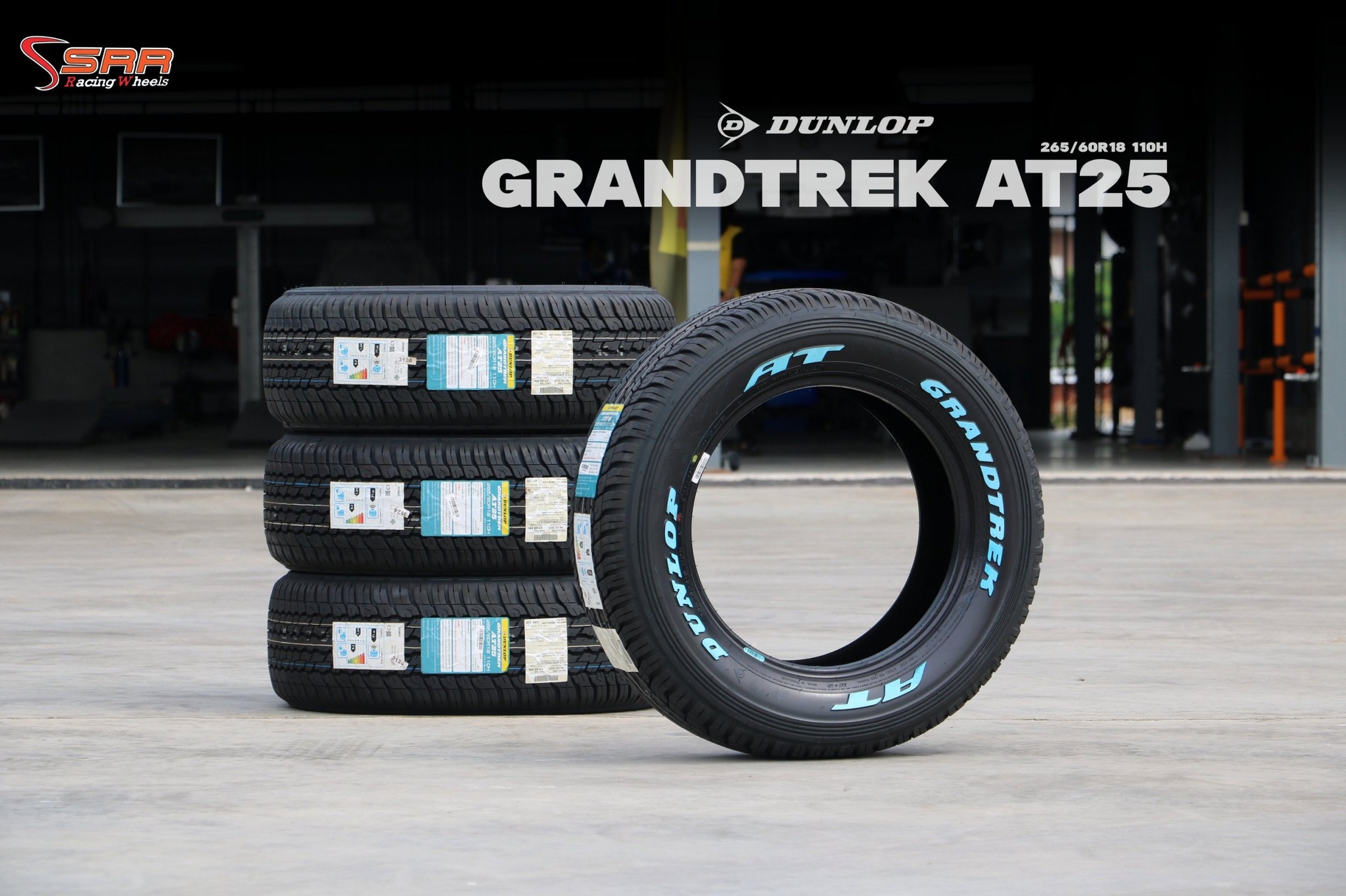 DUNLOP GRANDTREK AT25 ขนาด 265/60R18 ปี2024